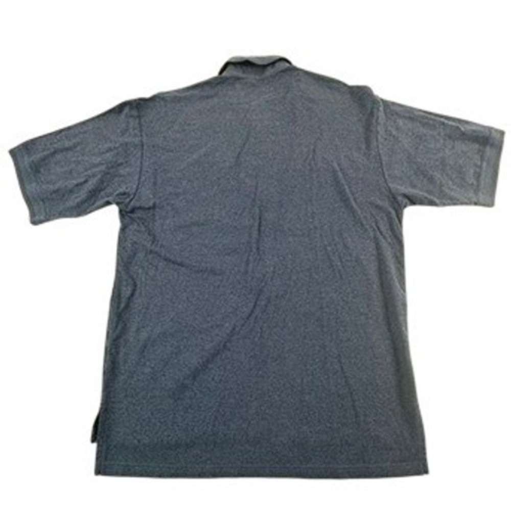 Descente Mens Medium Polo Shirt Blue Eagle Springs Short Sleeve Cotton Logo M - Picture 3 of 16